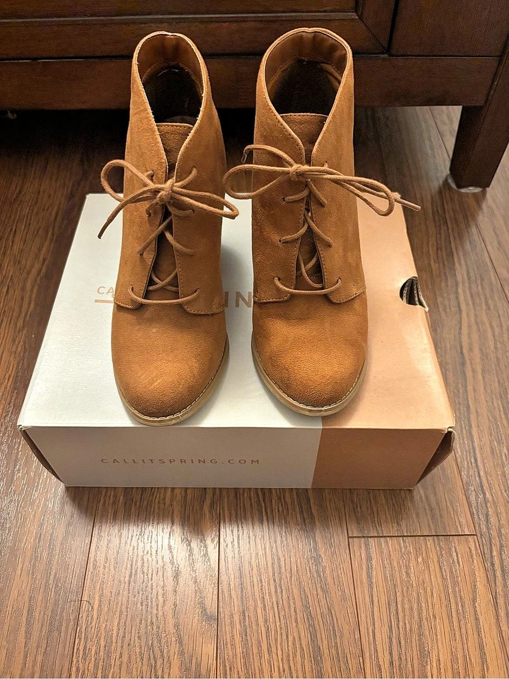Børn Waverly Børn Suede Ankle Booties Brown US 8